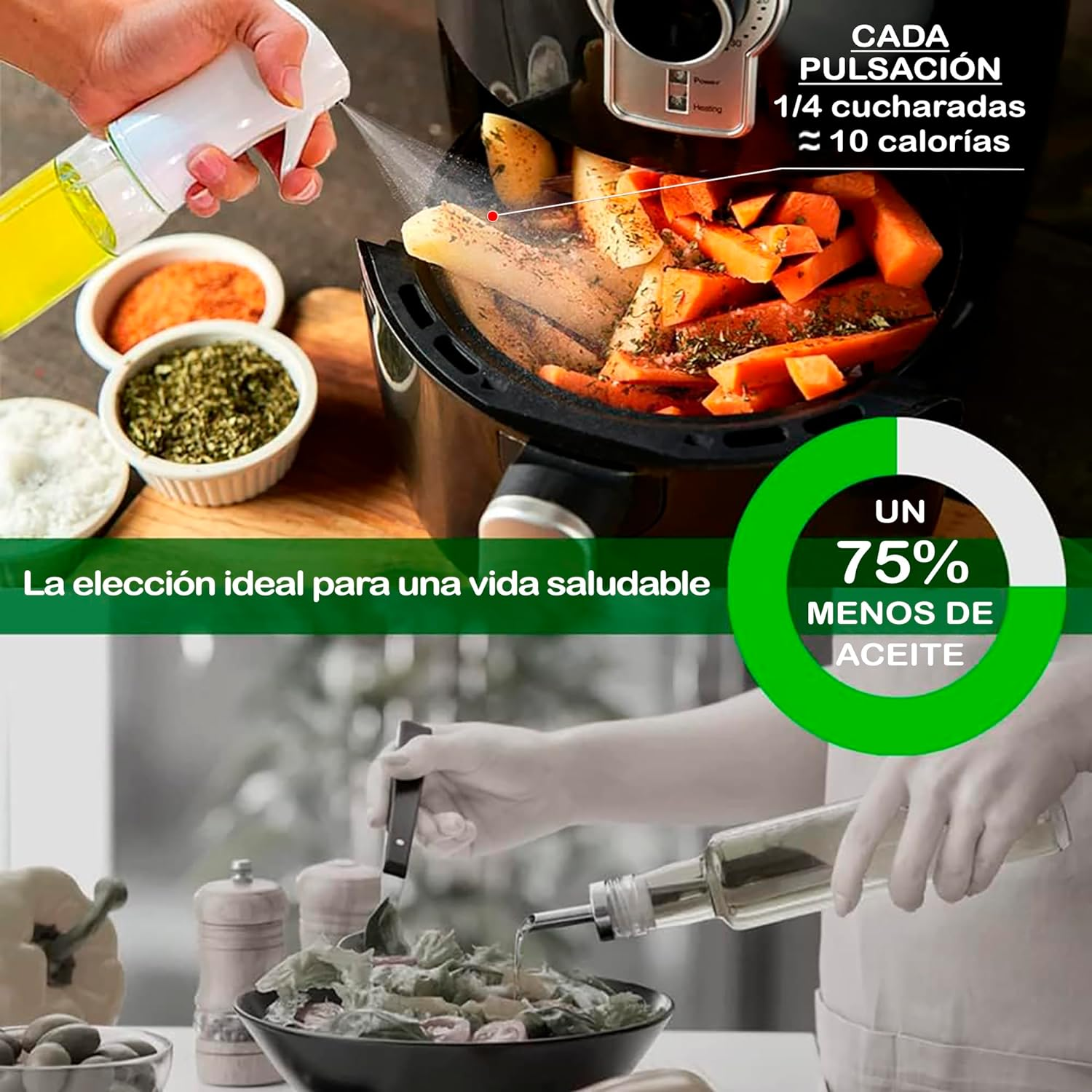 Pulverizador de Aceite EcoSwipe